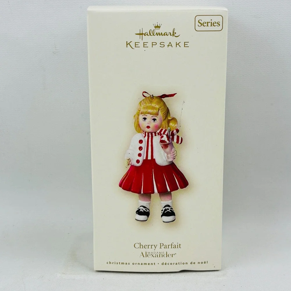 Hallmark Madame Alexander‎ Cherry Parfait Christmas Keepsake Ornament 2007